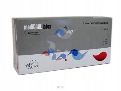 Rękawice Lateksowe Pudrowe 100 szt. Rozmiar L