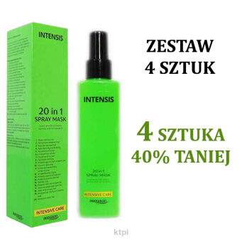 Prosalon Intensis Maska Spray 20w1 Zestaw 4 sztuk