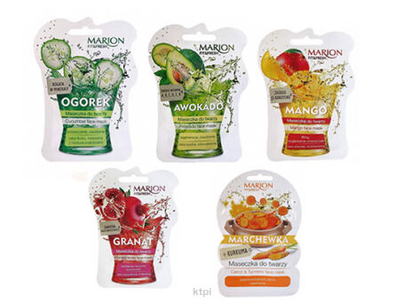Marion Zestaw Maseczek Fit&Fresh 5 Rodzai