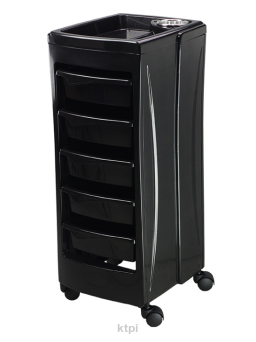 Ayala Pomocnik Wózek Fryzjerski Expert Czarny