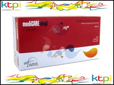 Rękawice Winylowe Pudrowane 100 szt. Rozmiar S