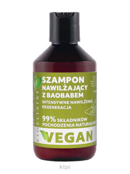Bioelixire Vegan Szampon Baobab Nawilżający 300 ml