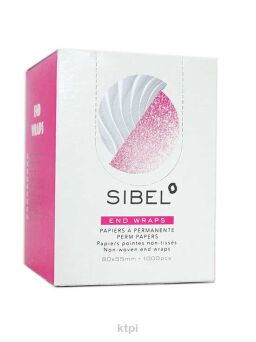 Bibułki Do Trwałej Sibel End Wraps 80x55 mm