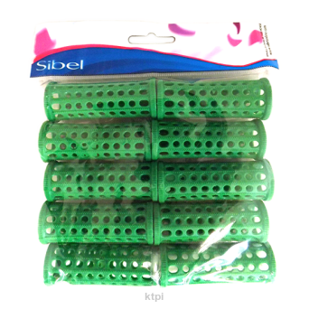 Wałki Do Włosów Euro Zielone 25/75 mm 4600632