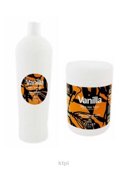 Kallos Zestaw Waniliowy Maska+Szampon 2 X 1000 ml