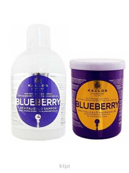 Kallos Zestaw Jagoda Maska+Szampon 2 X 1000 ml
