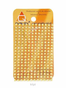 Naklejki Cyrkonie Złote Małe Ozdoby Do Włosów