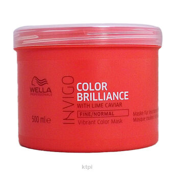 Wella Color Brilliance Maska Farbowane Cienkie 500