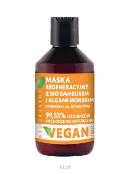 Bioelixire Vegan Maska Bio Bambus Algi Morskie 300