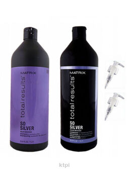 Matrix Tr So Silver Szampon 1l + Odżywka 1l+2xpom