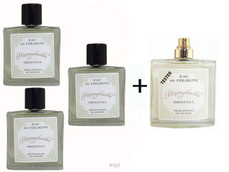 Synteza Przemysławka Woda Kolońska 3x100ml+Tester