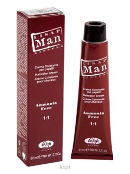 Lisap Man Color Farba Dla Mężczyzn Bez Amoniaku 60