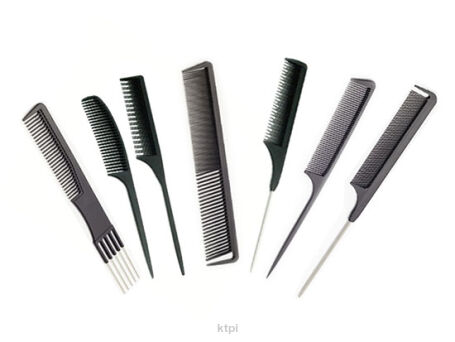 Iza Grzebienie Fryzjerskie Zestaw 7 sztuk Grzebień