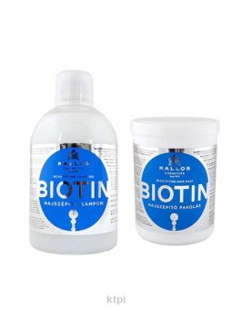 Kallos Zestaw Biotin Maska+Szampon 2 X 1000 ml