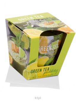 Bartek Świeczka Green Tea Pudding With Citrus 115g