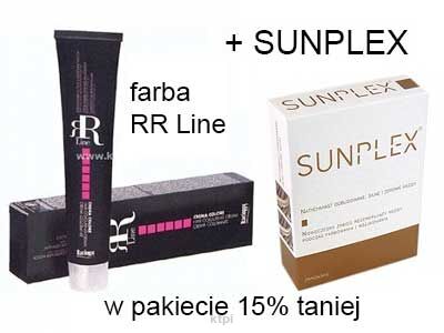 Rr Line Farba Do Włosów 100 ml + Sunplex 5x5 ml