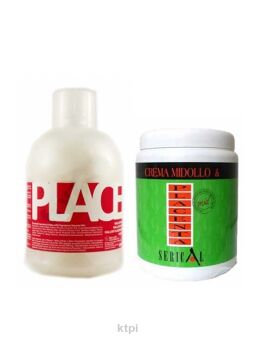 Kallos Zestaw Placenta Maska + Szampon 2 X 1000 ml