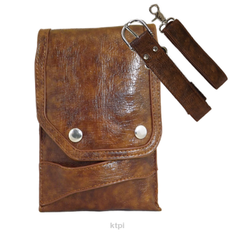 Kabura Fryzjerska Brilliance Skórzana Brązowa