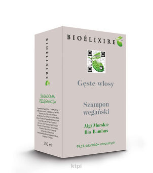 Bioelixire Szampon wegańskie Gęste włosy 300ml