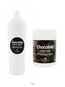 Kallos Zestaw Czekoladowy Szampon + Maska 2x1000ml