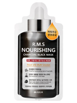 Julia Czarna Maseczka Na Tkaninie Węgiel Drzewny