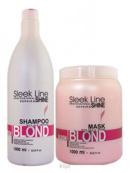 Stapiz Sleek Line Blush Blond szampon maska 1000ml