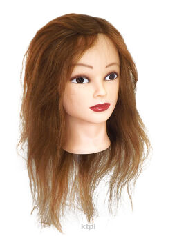 Fryzjerska Główka Treningowa Włos Naturalny 50 cm