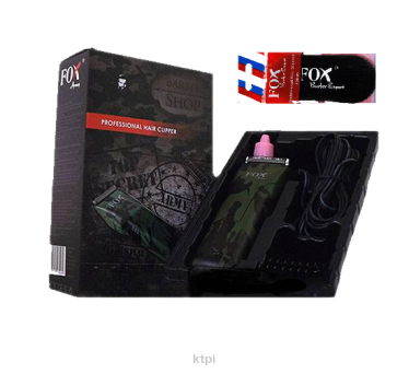 Fox Zestaw Maszynka Army + Chwytak Rzep do włosów