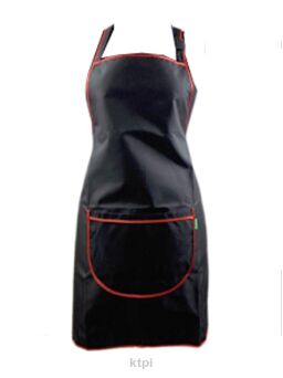 Rena Fartuszek Fryzjerski Czarno-Czerwony