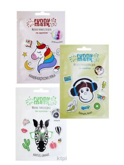 Marion Zestaw Masek Funny Mask Tkanina 3 Rodzaje
