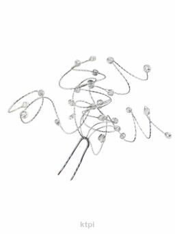 Ozdoba Do Włosów Gałęzie Srebrne Opalizujące