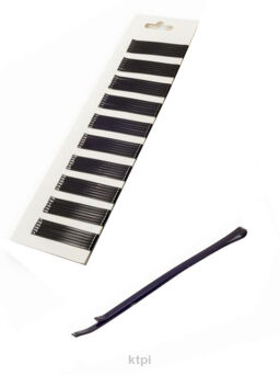 Iza Wsuwka Prosta Czarna Matowa 7 cm 60 szt.