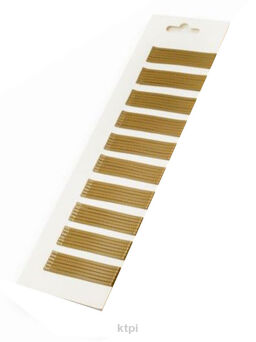 Iza Wsuwka Prosta Złota Matowa 7 cm 60 szt.