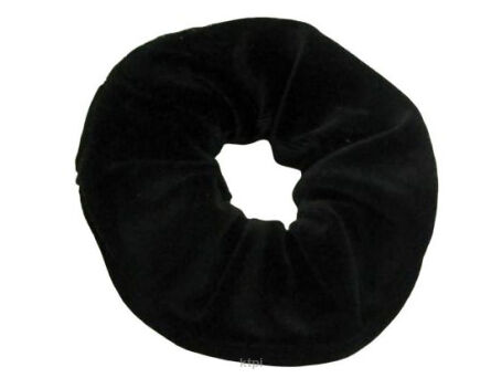 Gumka Do Włosów Welurowa Czarna