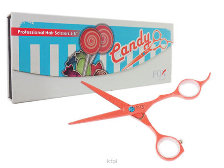 Fox Candy Nożyczki Fryzjerskie 5.5 Pomarańczowe