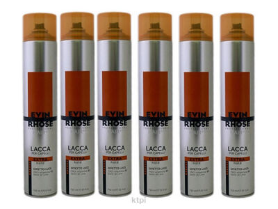 Evin Rhose Zestaw 6 Lakierów Extra Strong Hold 750 ml