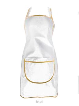 Rena Fartuszek Fryzjerski Biało-Złoty