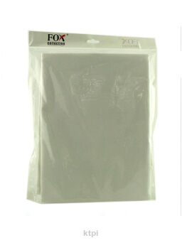 Fox Pelerynka Uniwersalna Biała Metalowy Zatrzask