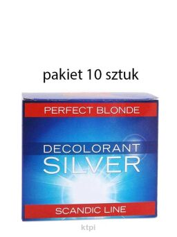 Scandic Decolorant Silver Blonde Rozjaśniacz 500 g Pakiet 10 sztuk