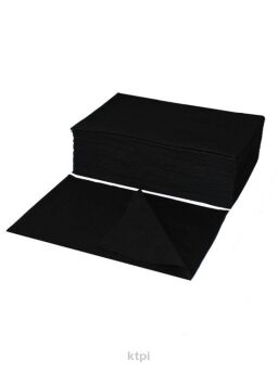 Ręcznik Z Włókniny Perforowanej 70x40 Czarny 50szt