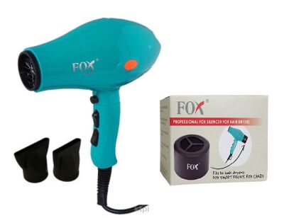 Fox Zestaw Suszarka Candy Turkusowa + Tłumik