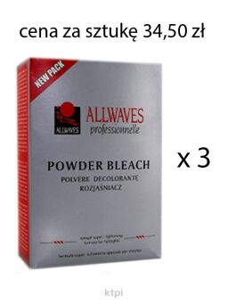 Allwaves Professionnelle Rozjaśniacz Zestaw 3 X 1000 g