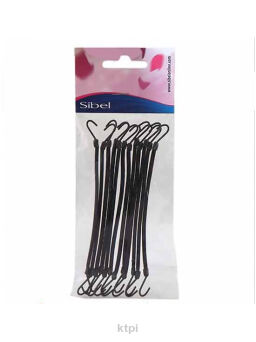 Sibel Gumki Z Haczykiem Czarne 12 szt.