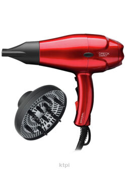 Original Dreox Compact Suszarka Czerwona + Dyfuzor