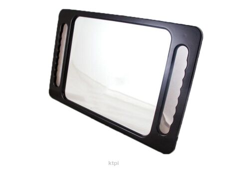 Prostokątne Lusterko Fryzjerskie 40x26 cm Srebrne