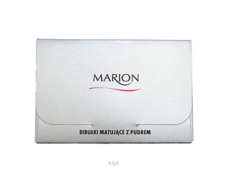 Marion Bibułki Matujące Z Pudrem 50 szt