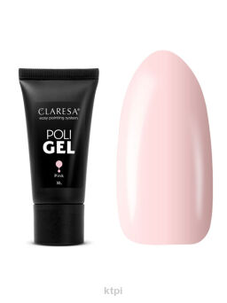 Claresa Poli Gel akrylożel acrygel Pink 30 g